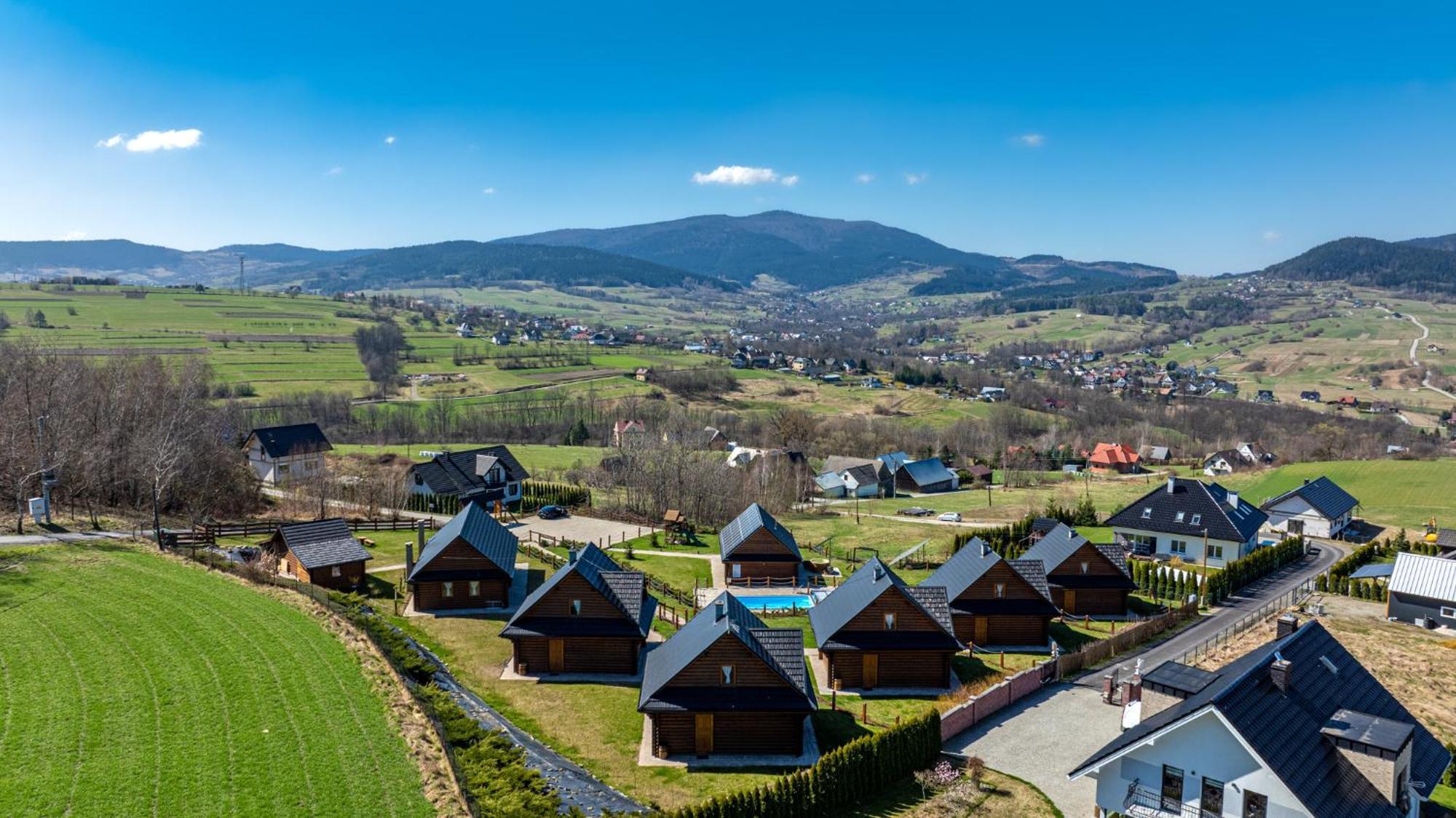 Domki Zagroda Domek Z Bala Z Basenem &Sauna & Jacuzzi & Balia Slopnice Exterior foto